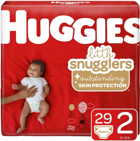 Huggies Little Snugglers Baby Diapers - Size 2
